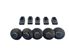 FIT OPEL CAR FACIA PLATE & SIDE SKIRT MOUNTING METAL RIVET/U-CLAMP TRIM CLIPS 