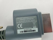Original Xbox HD AV HDTV TV Component Cable Authentic OEM Xbox 360 Cable
