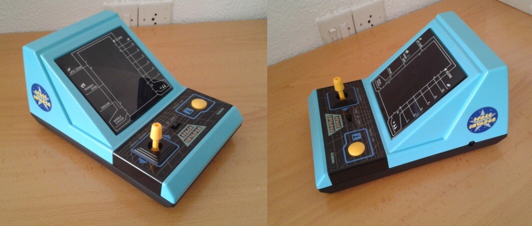 Jeu électronique De Poche SKY INVADERS LSI – Console Rétro Double écran Avec Boîte Et Notice (occasion)