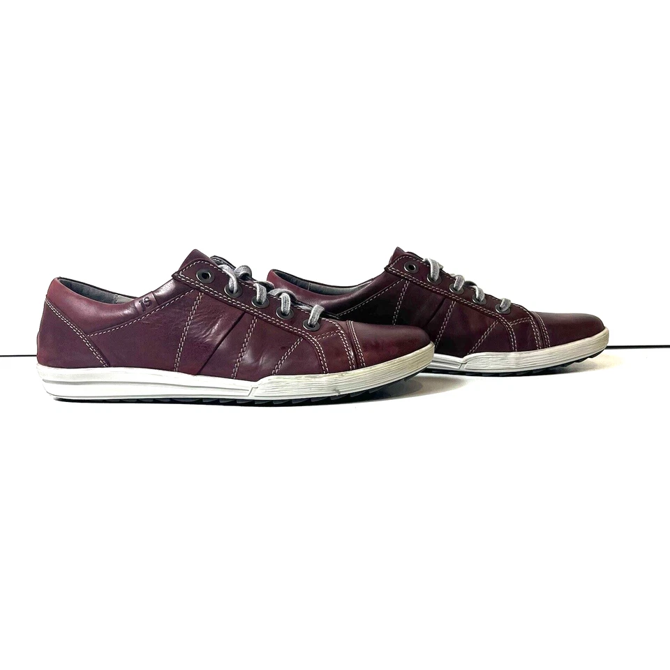 Josef Seibel Shoes Womens EU 41 US 10-10.5 Brown Leather Lace Up Comfort Sneaker - Image 4 of 4