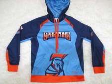 Spartans Hoodie Boy's Size S Small Youth YS Boombah Activewear Blue Sweatshirt