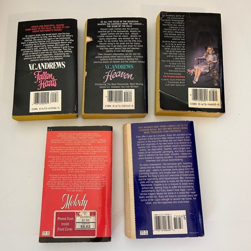 Mixed Lot 14 V.C. Andrews Paperback Books 9 Keyhole Covers Casteel Logan Etc - Imagen 5 de 9