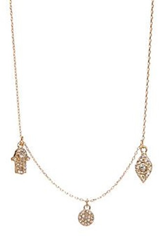 Evil Eye Charm Necklace NIB 