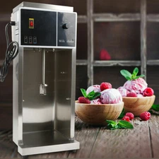 110V Electric Ice Cream Maker Machine Automatic Mixer Shaker Blender