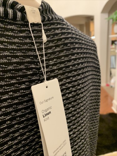 NWT Eileen Fisher Organic Linen Knit Kimono Cardigan Size M/M MSRP$218 - Picture 6 of 14