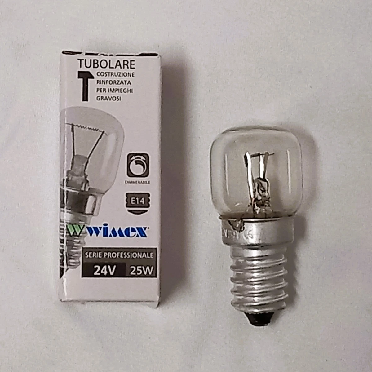 Karyoosi 2er Lampadine LED E14 2,5W Equivalenti a 25W, Bianco Caldo 3000K, 250LM, Lampadina LED E14 per Cappe, Macchine da Cucire, Soggiorni, Non Dimmerabile