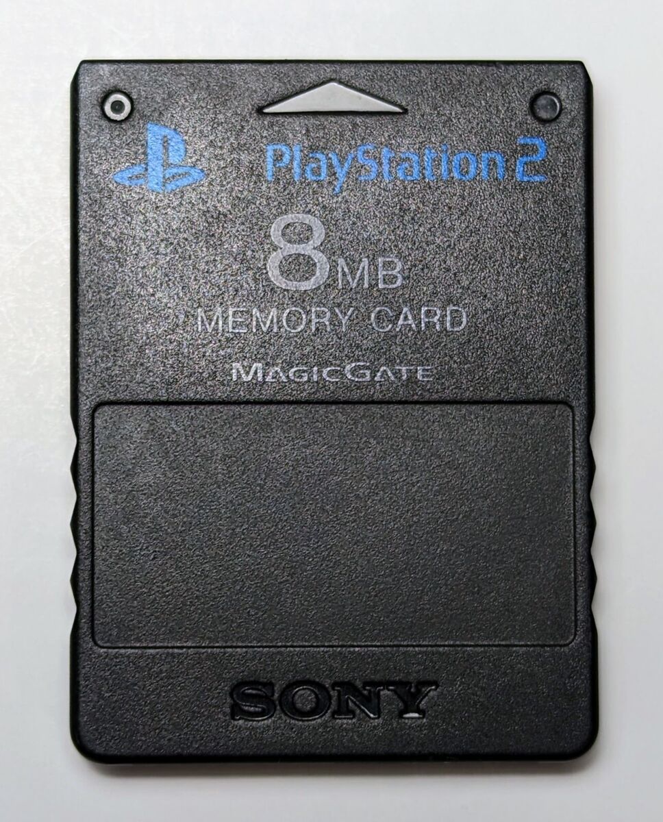 Carte mémoire PS2 originale Sony MagicGate noire SCPH-10020 8 Mo carte  mémoire