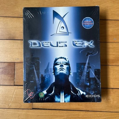 Deus Ex PC CD-ROM Big Box Factory Sealed French Version Ion Storm Eidos 2000