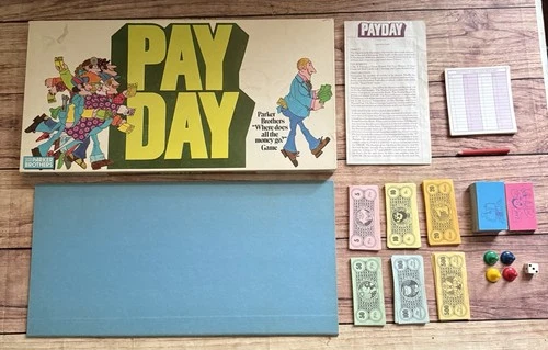 Vintage PayDay Board Game (Parker Brothers 1976) 100% Complete Good Game
