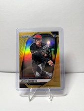 2025 Panini Prizm - /10 Zebby Matthews Gold Prizm (RC) #167 - Twins