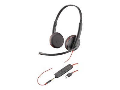 Plantronics Poly Blackwire C3225 USB-C - 3200 Series - Headset