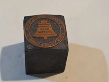 Early Bell System Telephone  Letterpress Ink Print Printer Block Stamp Phone 