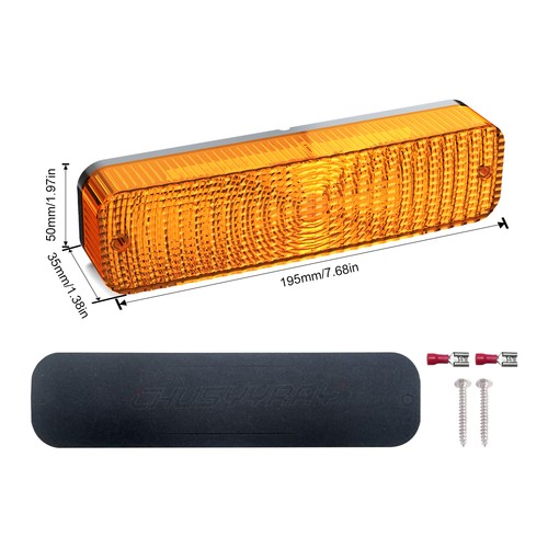 2 luces LED ámbar intermitentes de cabina para John Deere serie 50 4050 4250 4450 #AR60250 - Imagen 9 de 9