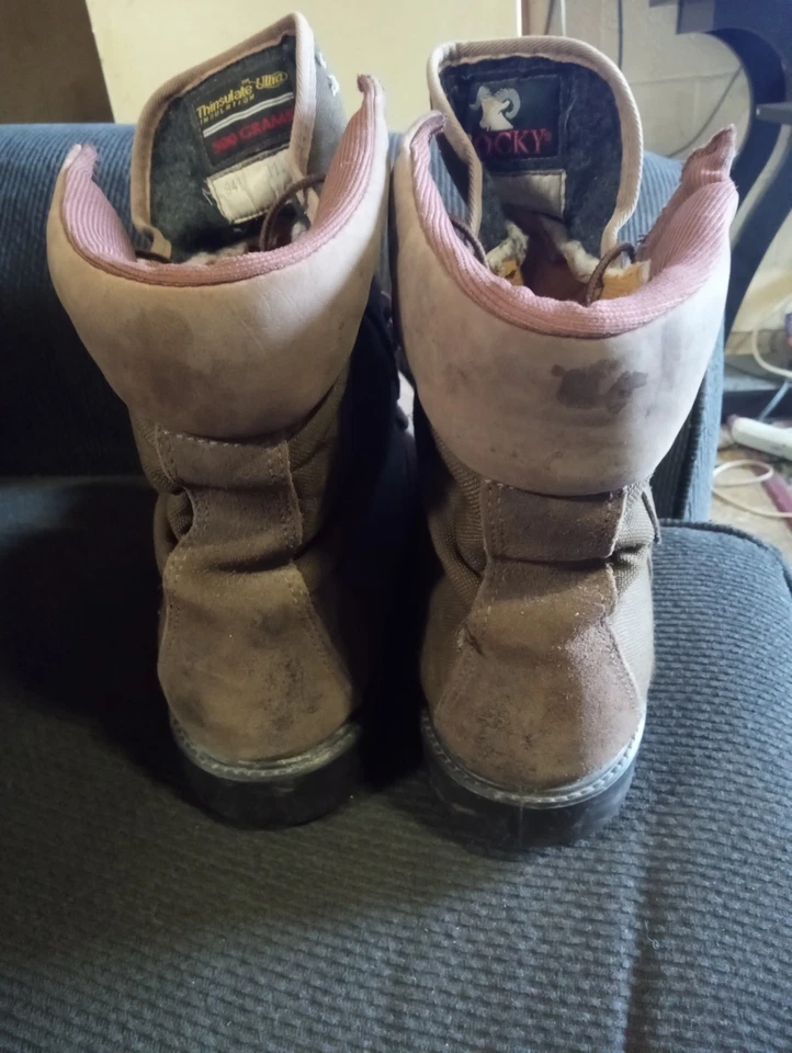 Rocky Boots Mens Size 11.5 MW 941 GoreTex Leather Trim Thinsulate 500G Hunting - Image 3 of 4