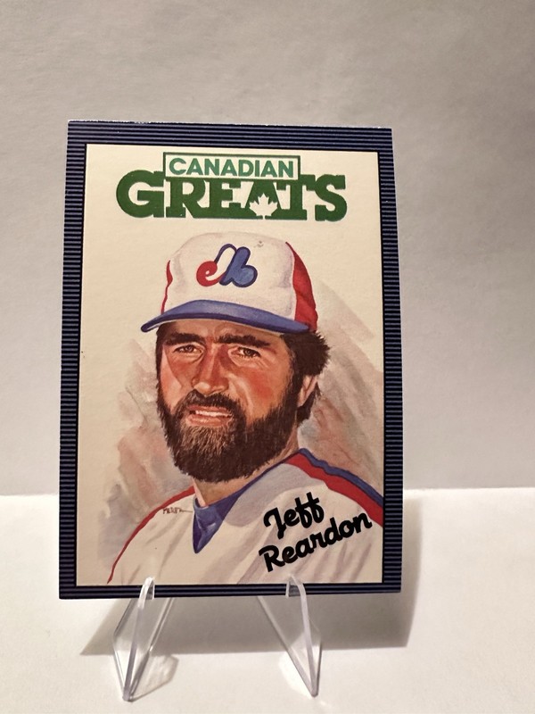 1986 Leaf Canadian - Jeff Reardon #214