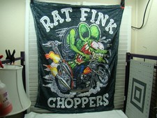 Rat Fink Choppers Rat Rod Big Daddy Roth Lead Sled Rata Biker Baby Blanket Throw Rat Fink Choppers Rat Rod Big Daddy Roth Lead Sled Rata Biker Baby Blanket Throw