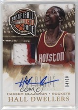 2013-14 Intrigue Hall Dwellers Material Gold Prime 4/10 Hakeem Olajuwon Auto 0c3