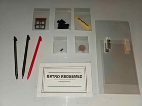 Nintendo 3DS XL Shell Replacement Original OEM Red Black White Restoration Kit