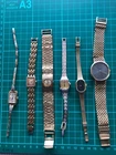 Vintage Ladies  Watches Job Lot x 6 Bulova Accutron-Seiko-Accurist-Rotary etc