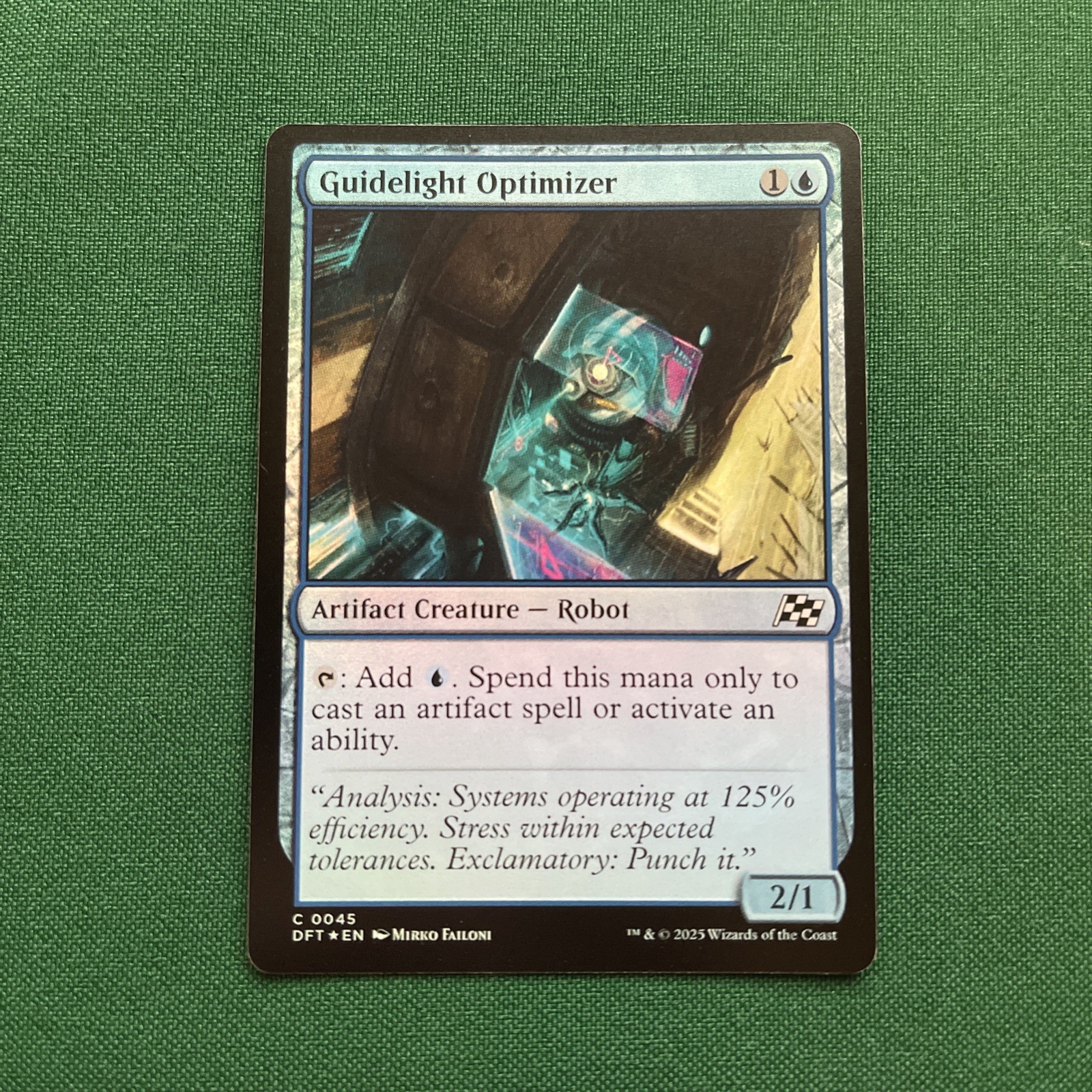 Guidelight Optimizer Aetherdrift Foil