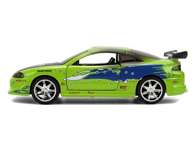 Jada 1:32 Fast & Furious Brian's Mitsubishi Eclipse (Damaged