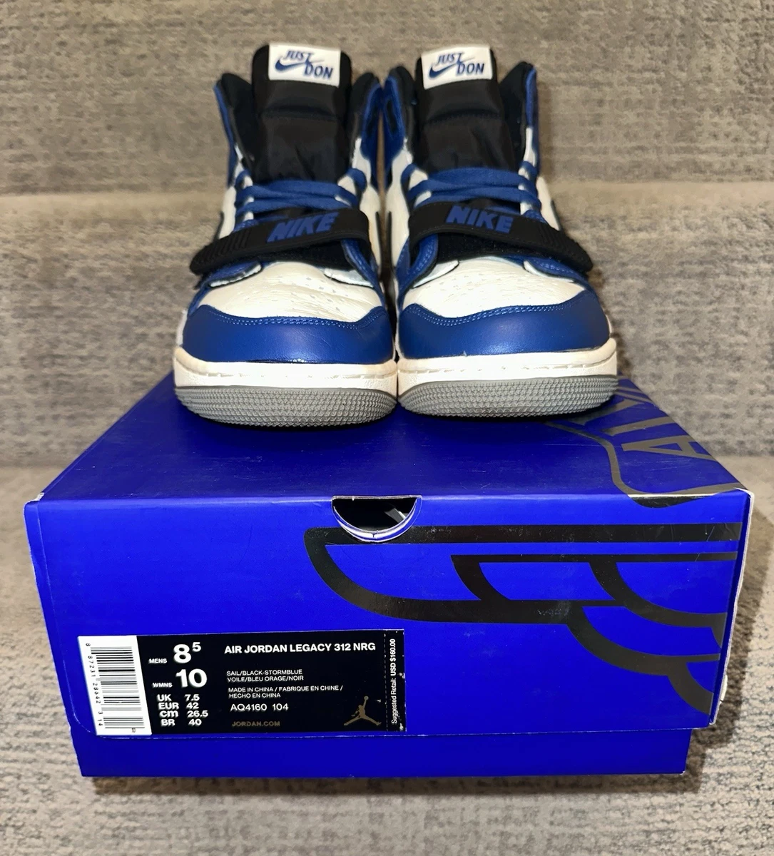 Just Don x Jordan Legacy 312 Storm Blue for Sale | Authenticity
