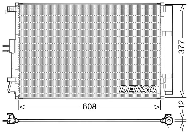 DENSO Kondensator, Klimaanlage dcn43003 für KIA - Bild 2