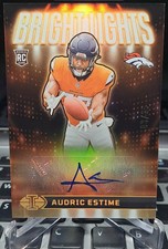 2024 Panini Illusions - Bright Lights Signatures Audric Estime #BLS-AEE Gold /25
