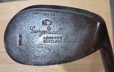 Antique Vintage George Nicoll McQUARRIE Hickory Wood Shaft Golf Club Niblick