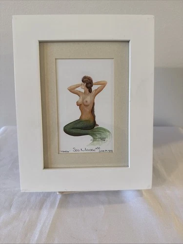 Robert Kline Sea Maiden Mermaid “Teresa” #20 Signed Framed Art Print