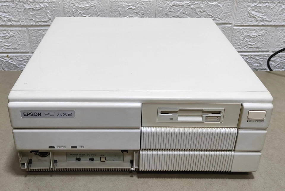 Epson AX2 Computer Vintage 286 Retro PC AT MS-Dos Floppy Disk IBM Equity - Immagine 4 di 4