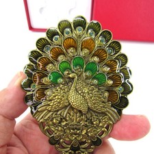 Peacock Mirror In Collectible Hand Mirrors for sale | eBay