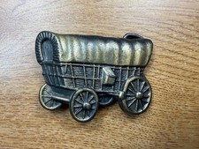 Covered Wagon Shaped Belt Buckle