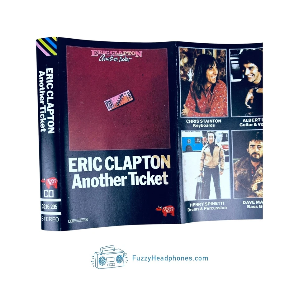 (16) Eric Clapton Cassette Tapes: Backless, E.C. Was Here, Just One Night TESTED Foto 4 de 4