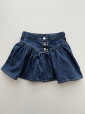 Denim Western Skirt Girls Size 4T Cowgirl Country Rustic Rodeo Bohemian Prairie