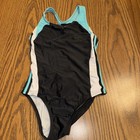 Speedo Girls Swimsuit One Piece Inifinity Splice Thick Strap Size 10 — photo 1