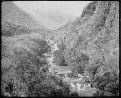 Photo:El Salto del Abra Mexico Waterfall 1891