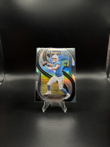 2024 Panini Select - Premier Level Justin Herbert #131 Silver Prizm Die-Cut