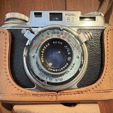 Bolsey B2 Rangefinder Camera Multi Accessories Wollensak 44mm f/3.2 Lens Vintage