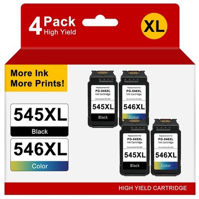 Druckerpatronen PG-545 XL CL-546 XL für Canon Pixma TS3150 TS3450 TR4550  TS3150