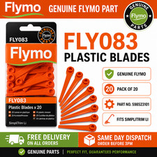 Genuine Flymo SimpliTrim Li Plastic Blades FLY083 Pack of 20 Part 598523101