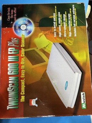Flatbed Scanner, Mustek Twain Scan 600 III EP Plus