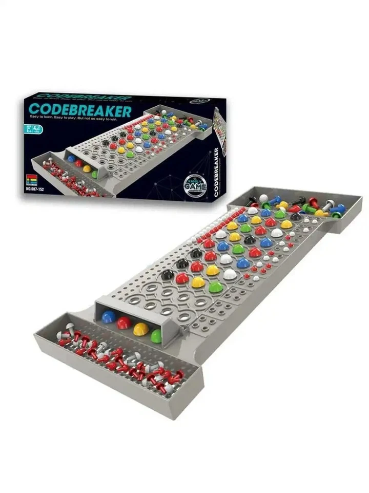 UK Mastermind Classic Code Cracking Board Game Strategy Family Brain Puzzle Toy - Image 2 of 4