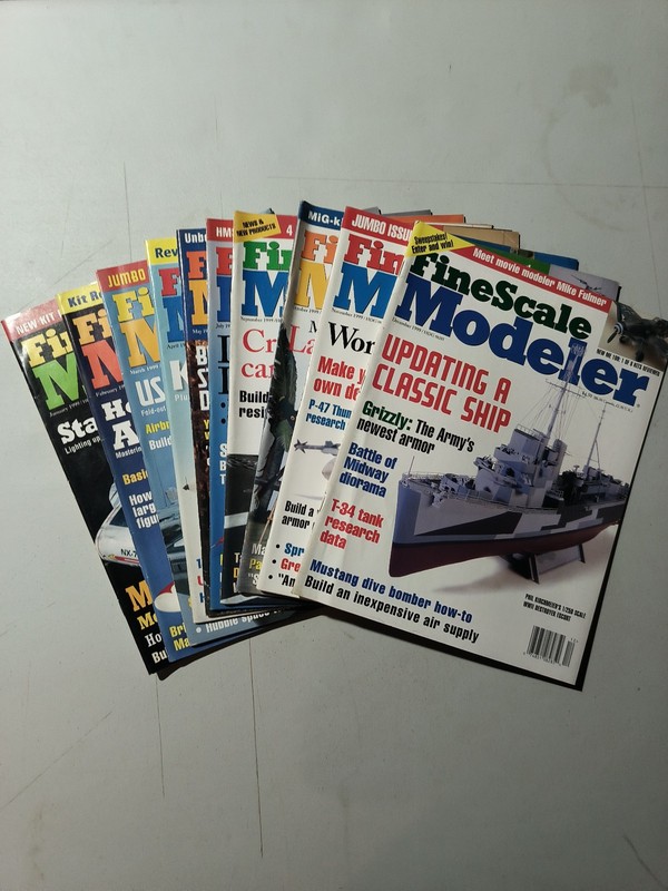 Fine scale Modeler magazine  Full 1999 Year