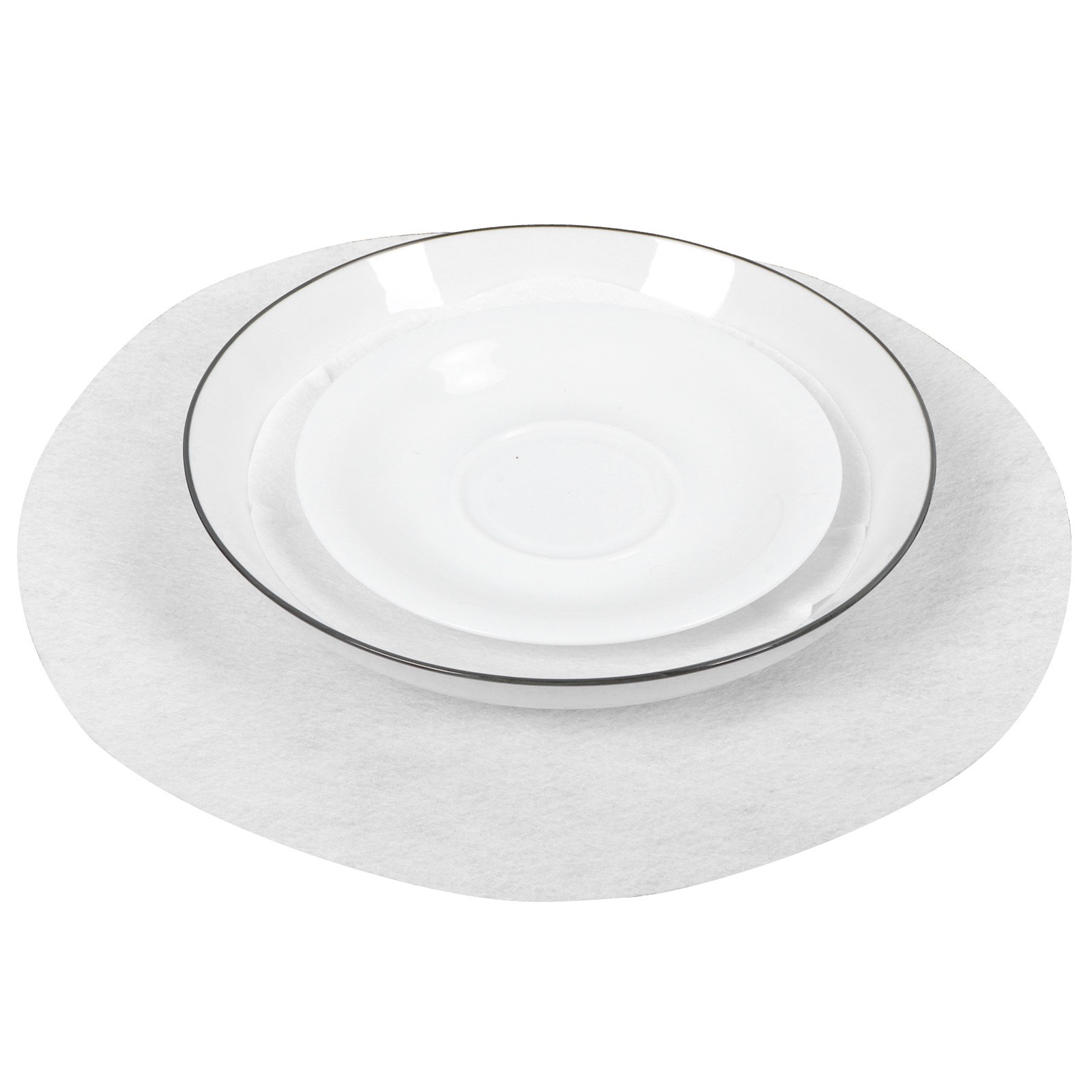 Felt Dish Protection Pad AntiFriction Storage Separator Insulation Mat Food