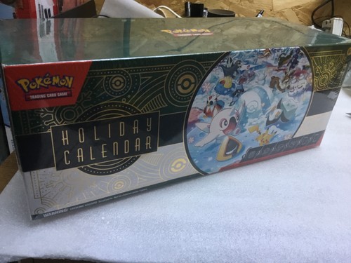 Pokémon TCG: Holiday Calendar (8 Foil Promo Cards, 5 Booster Packs +++) SEALED.