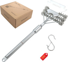 Bristle Free Grill Brush with Detachable Aluminum Handle