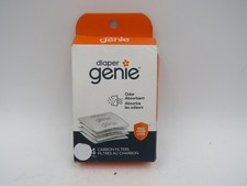 Diaper Genie Carbon Filter 4-Pack Diaper Pail Odor Eliminator Deodorizer