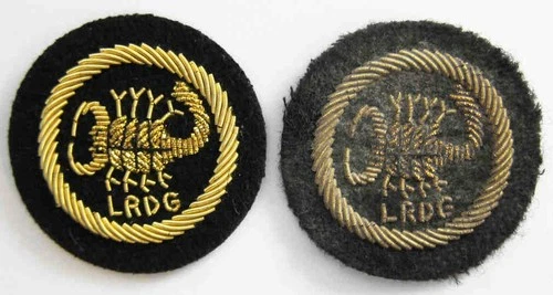 LRDG Cap Badge WW2 British Long Range Desert Group SAS SBS L.R.D.G. Hat Cloth