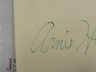 Arnie Herber Signed 3x5 Index Card w/JSA LOA Autograph Packers Autographed — photo 2